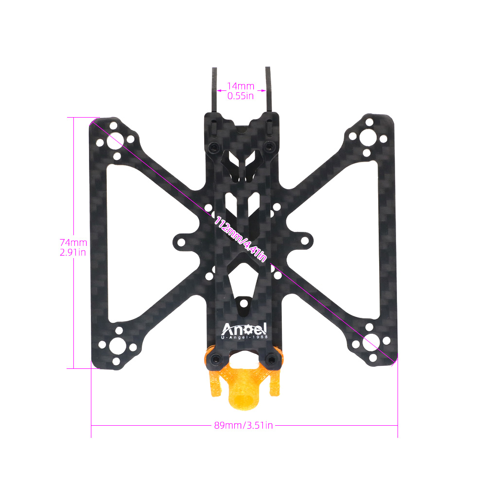 Angel20 Frame Kit 2 Inch RC Dr - Drone Kit Build Yourself ulasan dan harga