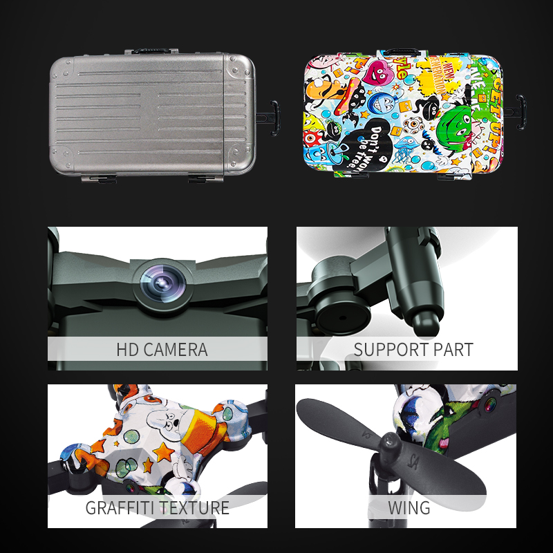 DH120 Drone Mini kamera HD 720 - Drone Kit Tricopter ulasan dan harga